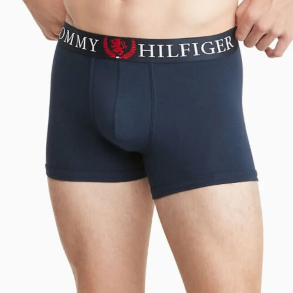 Tommy Hilfiger Men's‎ Authentic Boxer Trunk Single Underwear Navy Size XL